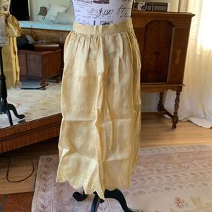 Silk gold apron - OKTOBERFEST